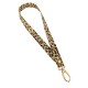 Lanyard leopardo marrón